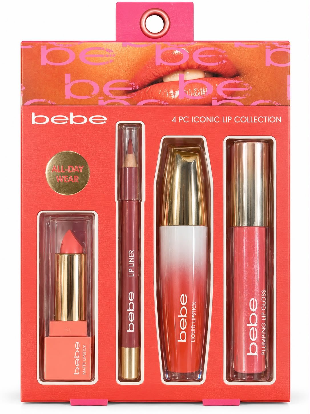 Bebe 4pc iconic lip collection