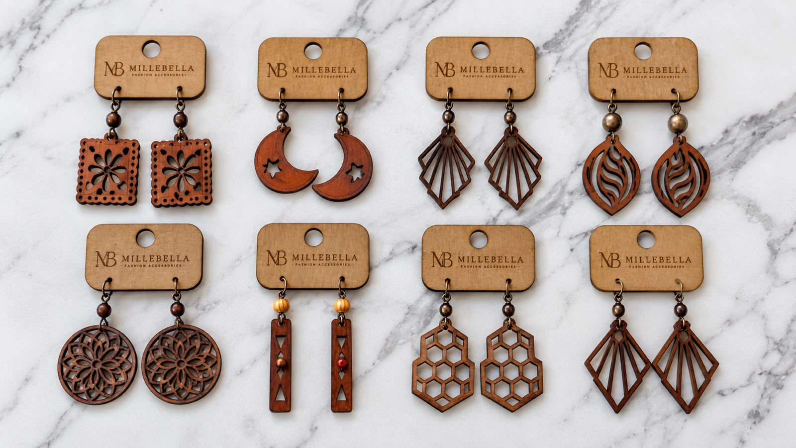 ARETES DE MADERA