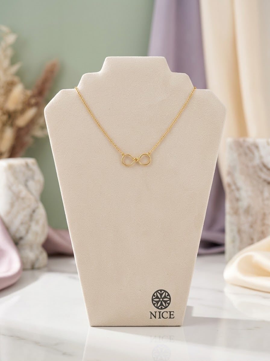 Collar dije oro infinito