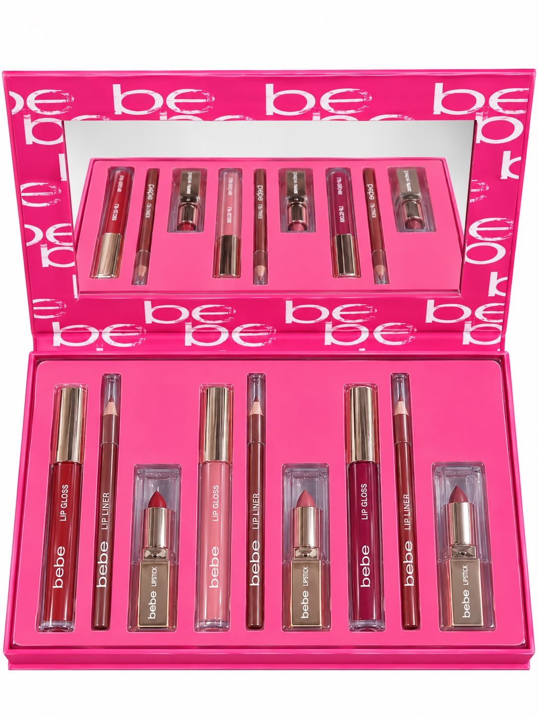 bebé 9 pc lip collection