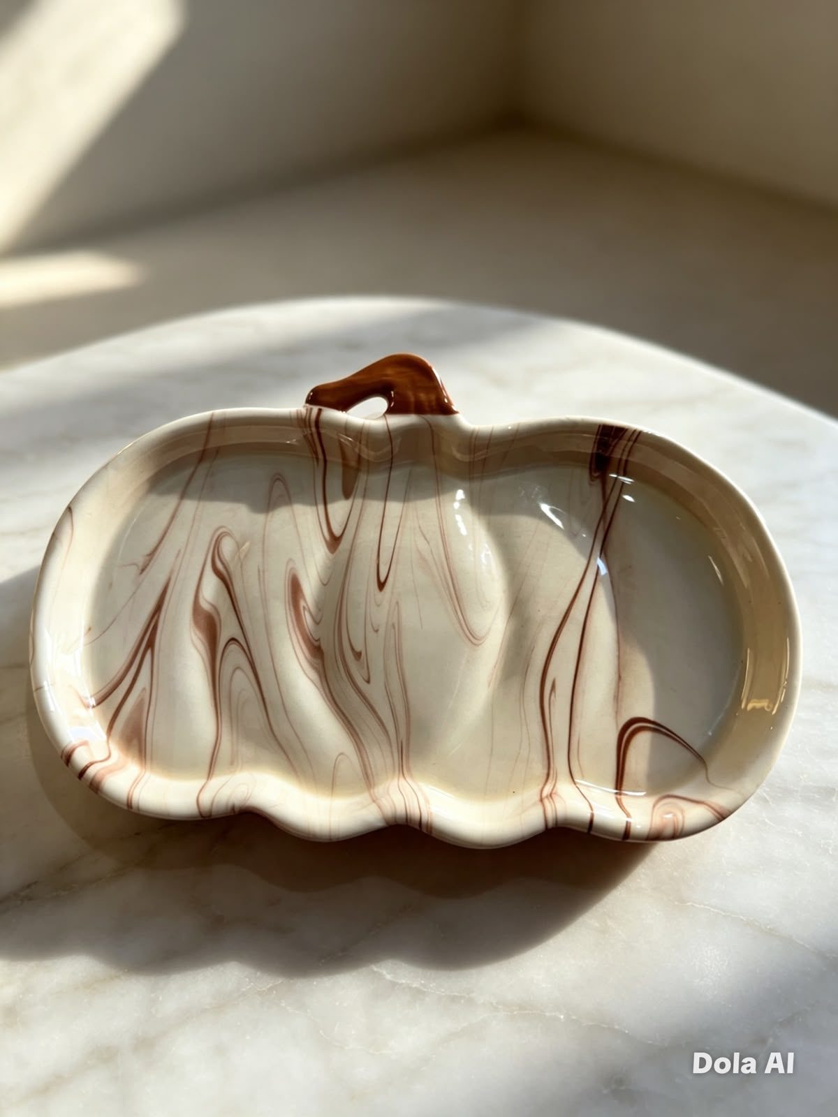 PUMPKIN CERAMIC TRAY