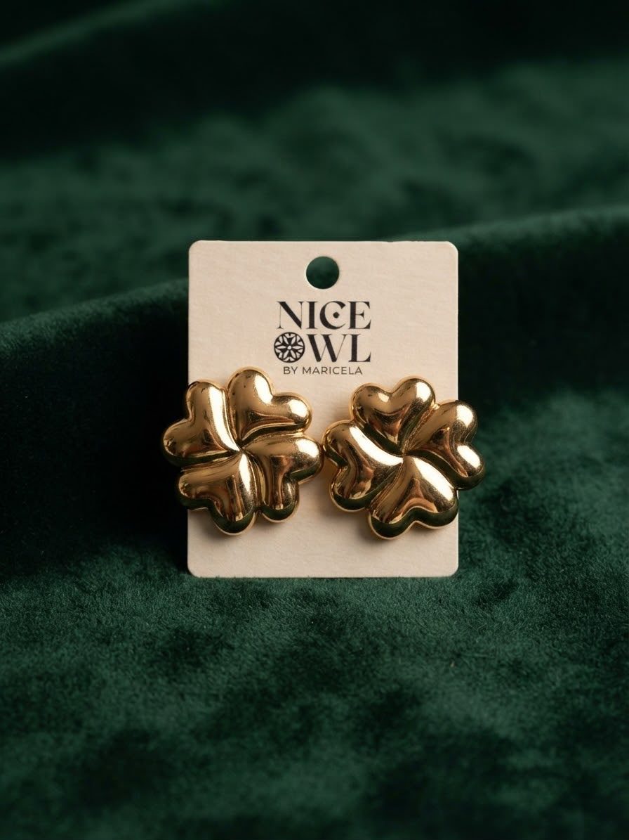 Aretes oro Lucky Jumbo