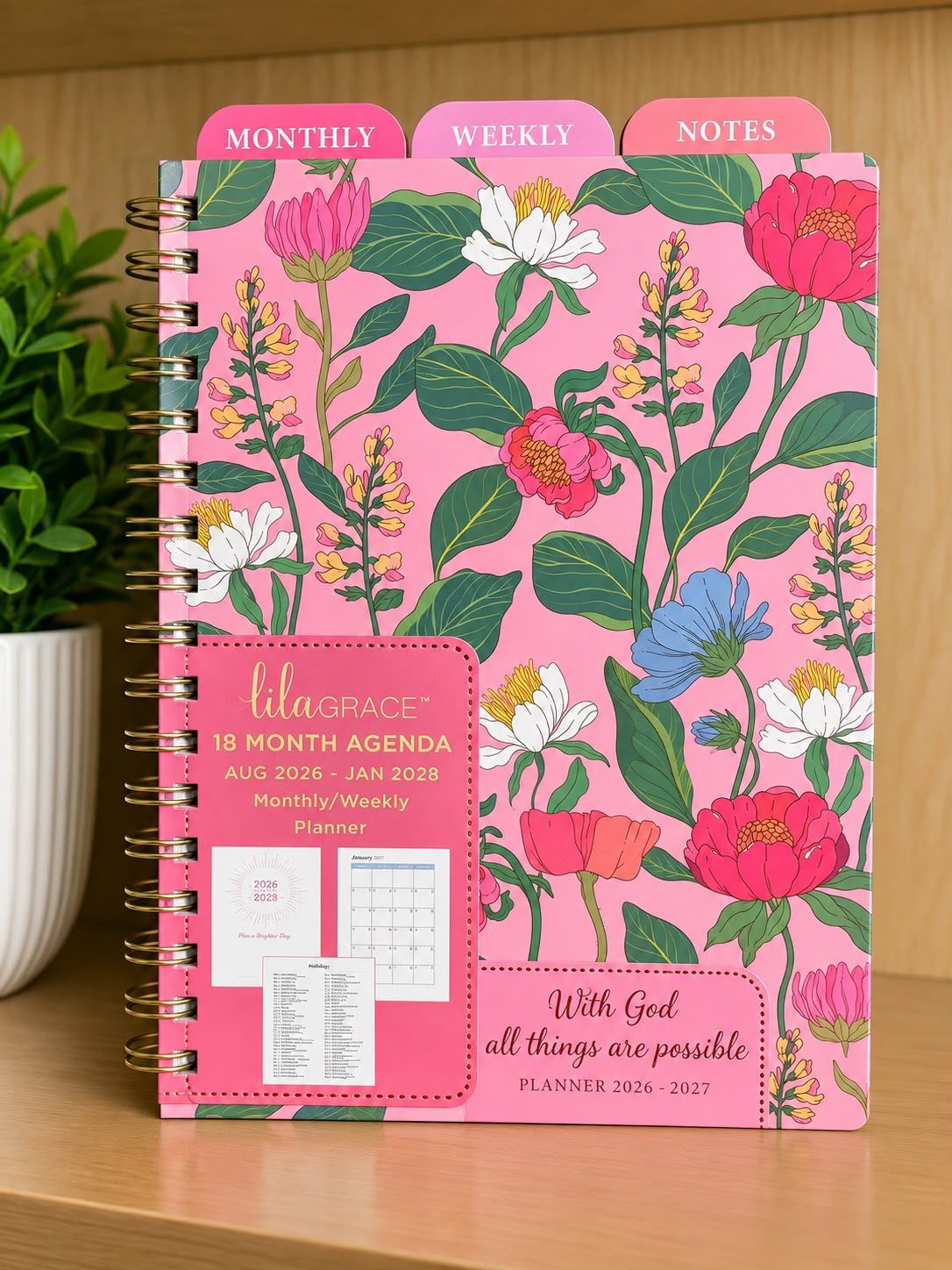 AGENDA ROSA FLORES