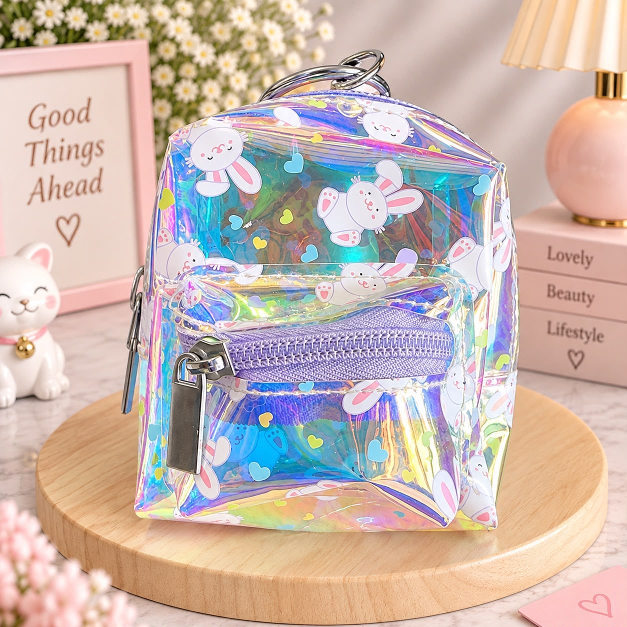 Mochila plateada