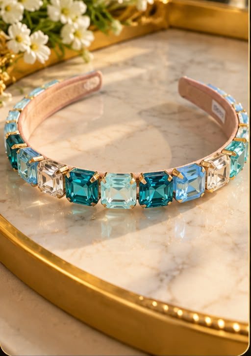 Diadema azul