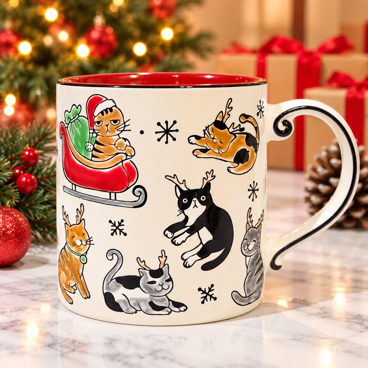 TAZA GRANDE GATITOS