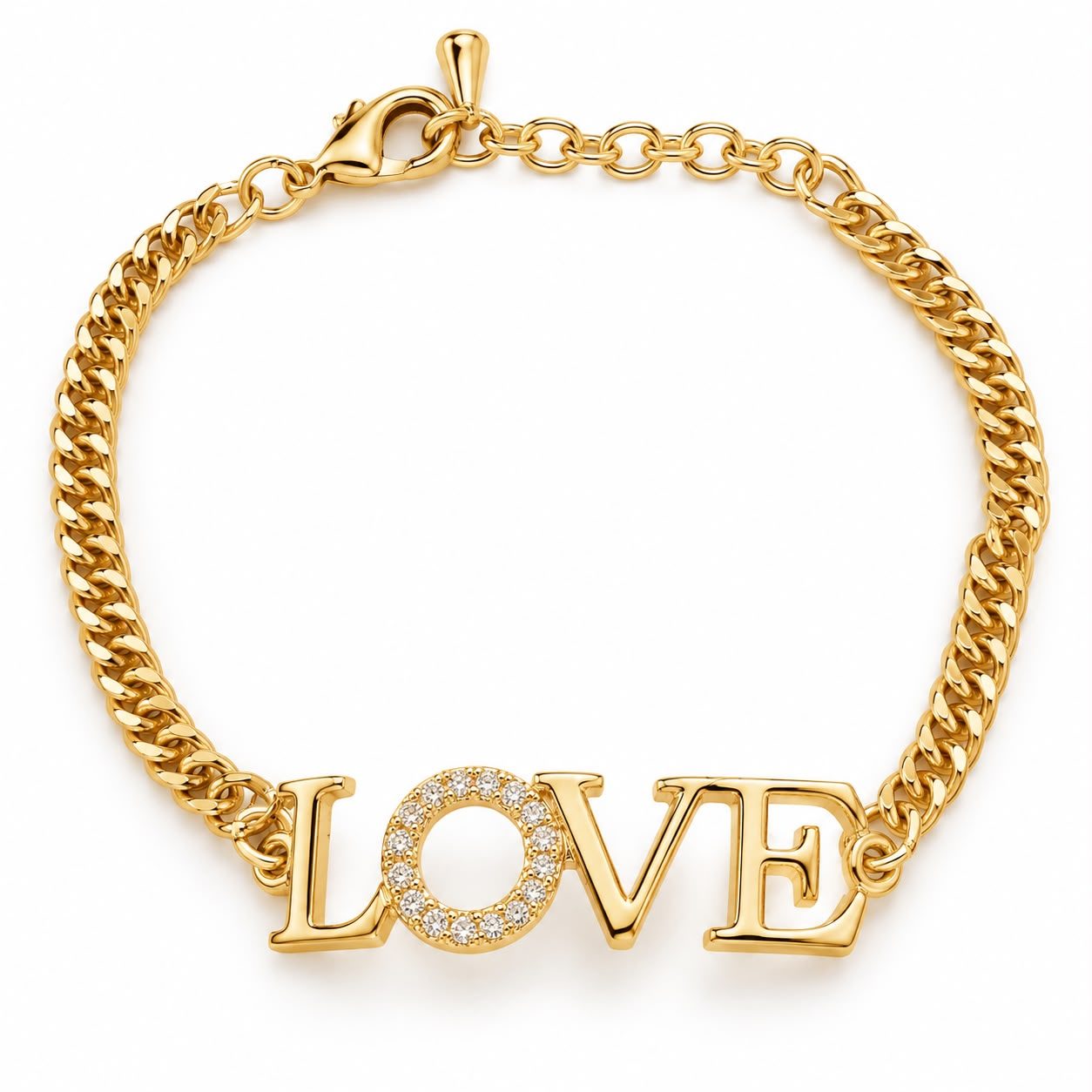 PULSERA ORO LOVE