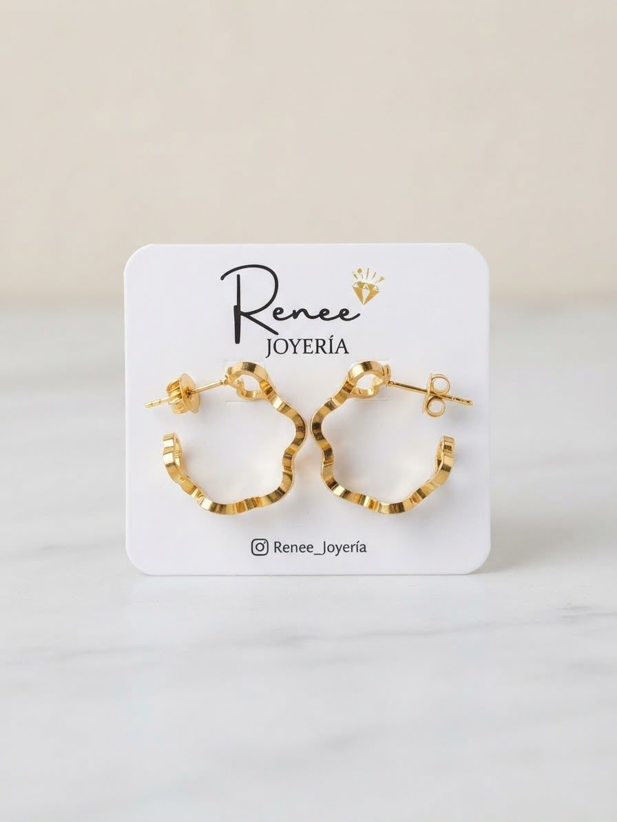 Arracada Van Cleef imitación