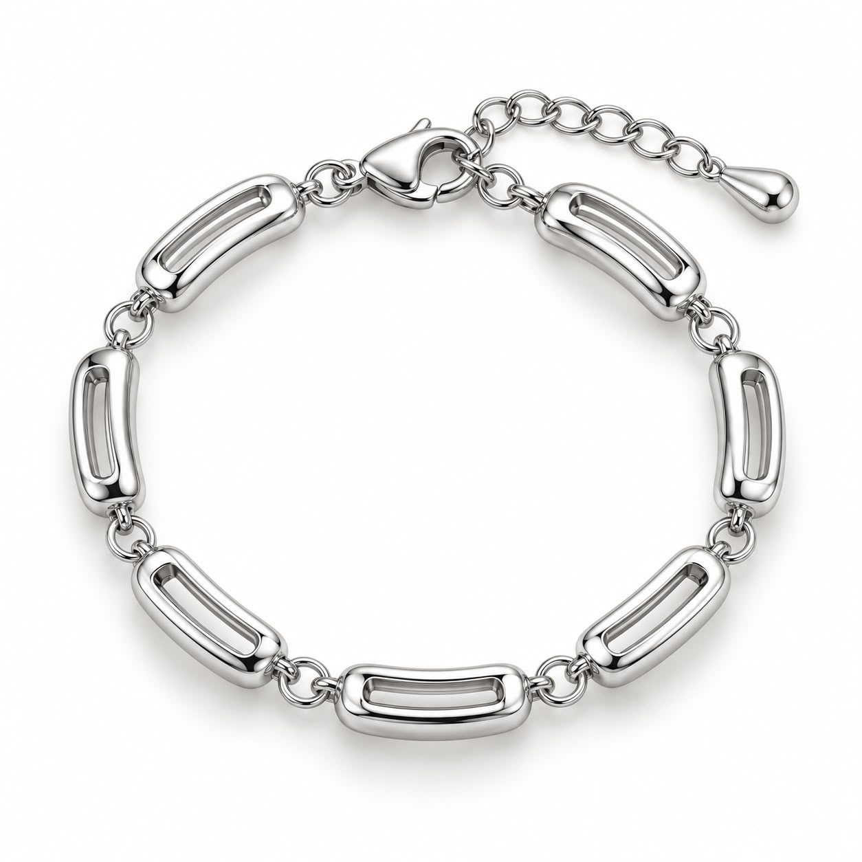 PULSERA PLATINO LINK