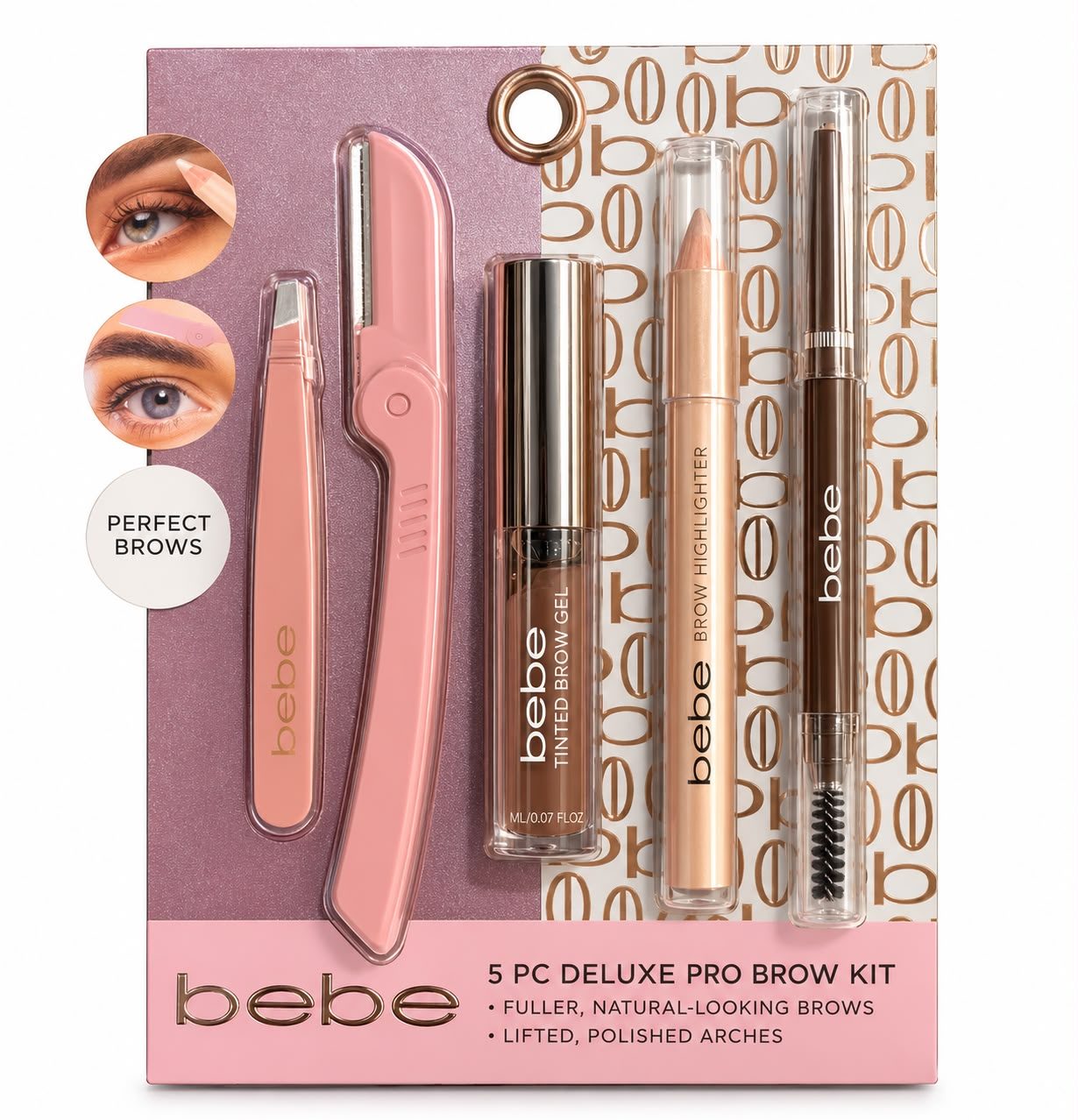 Bebe 5pc Deluxe pro brow kit