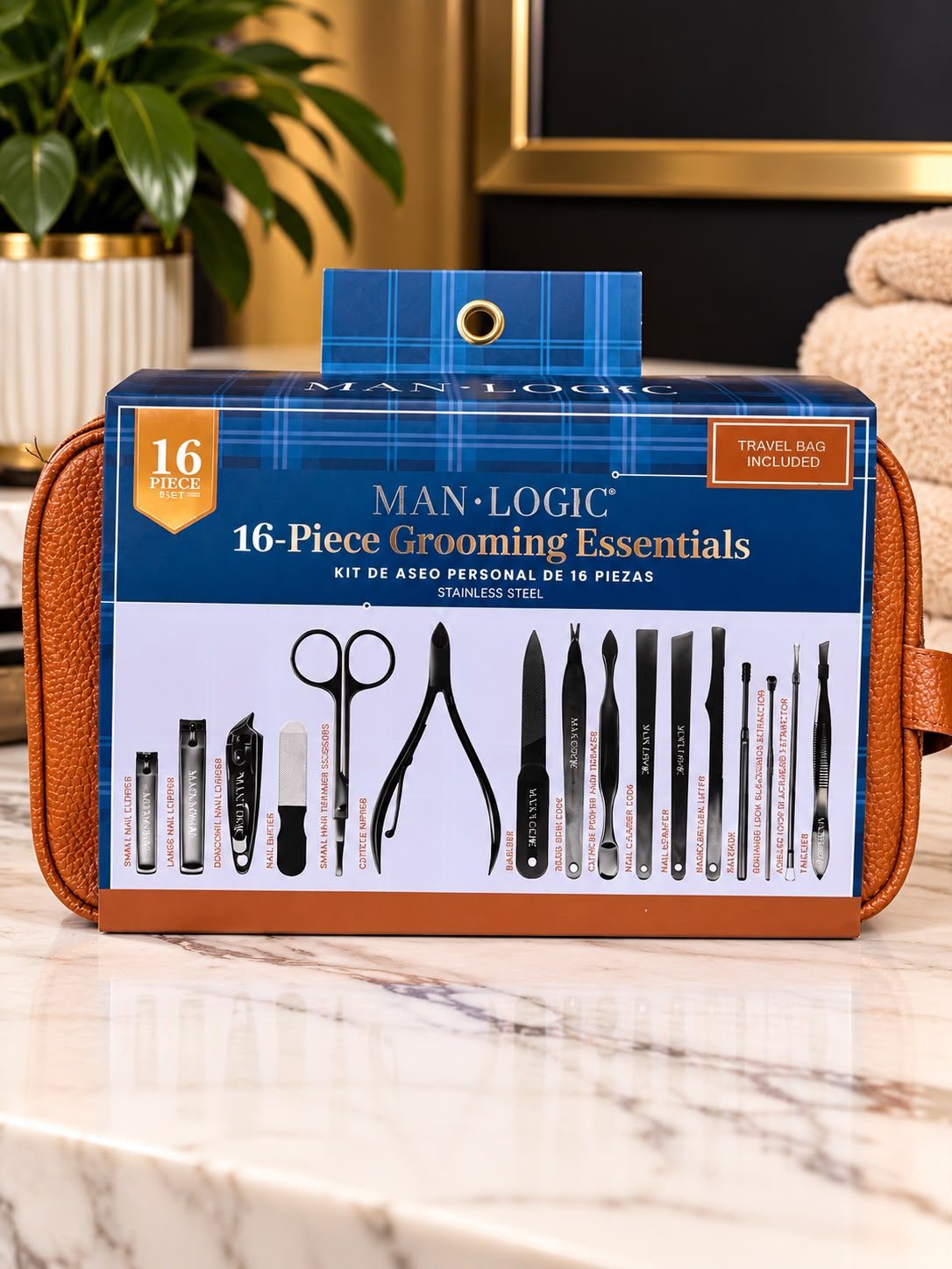 | Estuche café manicure |